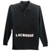 Long Sleeve Silk Touch Polo with Pocket Thumbnail
