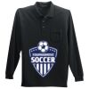 Long Sleeve Silk Touch Polo with Pocket Thumbnail