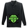 Long Sleeve Silk Touch Polo with Pocket Thumbnail