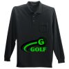 Long Sleeve Silk Touch Polo with Pocket Thumbnail