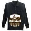 Long Sleeve Silk Touch Polo with Pocket Thumbnail