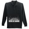 Long Sleeve Silk Touch Polo with Pocket Thumbnail
