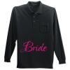 Long Sleeve Silk Touch Polo with Pocket Thumbnail