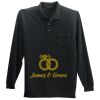 Long Sleeve Silk Touch Polo with Pocket Thumbnail