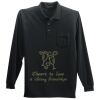 Long Sleeve Silk Touch Polo with Pocket Thumbnail