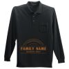 Long Sleeve Silk Touch Polo with Pocket Thumbnail