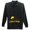 Long Sleeve Silk Touch Polo with Pocket Thumbnail
