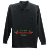Long Sleeve Silk Touch Polo with Pocket Thumbnail