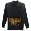 Long Sleeve Silk Touch Polo with Pocket Thumbnail