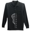 Long Sleeve Silk Touch Polo with Pocket Thumbnail