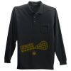 Long Sleeve Silk Touch Polo with Pocket Thumbnail