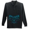 Long Sleeve Silk Touch Polo with Pocket Thumbnail