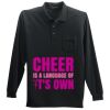 Long Sleeve Silk Touch Polo with Pocket Thumbnail