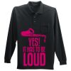 Long Sleeve Silk Touch Polo with Pocket Thumbnail