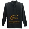 Long Sleeve Silk Touch Polo with Pocket Thumbnail