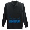 Long Sleeve Silk Touch Polo with Pocket Thumbnail
