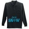 Long Sleeve Silk Touch Polo with Pocket Thumbnail