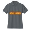 Women's Heavyweight Cotton Pique Polo Thumbnail