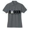 Women's Heavyweight Cotton Pique Polo Thumbnail