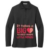 Women's Silk Touch Long Sleeve Polo Thumbnail