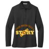 Women's Silk Touch Long Sleeve Polo Thumbnail
