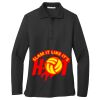 Women's Silk Touch Long Sleeve Polo Thumbnail