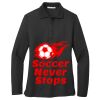 Women's Silk Touch Long Sleeve Polo Thumbnail